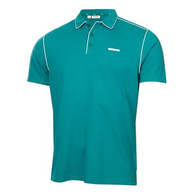 (M, Sea Green) Calvin Klein Mens San Marcos Moisture Wicking Golf Technical Polo Shirt