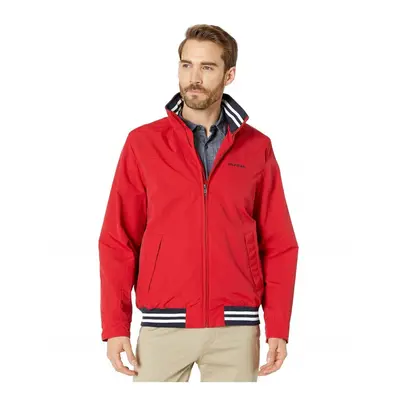 Tommy Hilfiger Men's Lightweight Waterproof Regatta Jacket Racing Red