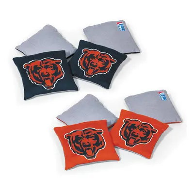 Wild Sports NFL Chicago Bears 8pk Dual Sided Bean Bags Team Color