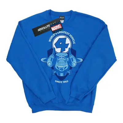 (S, Royal Blue) Marvel Mens Fantastic Four Fantasticar Sweatshirt