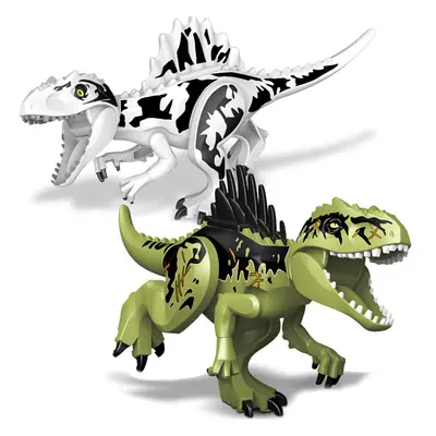 2PCS Jurassic Dinosaur Building Blocks Fit Lego