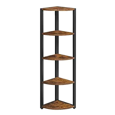 5 Tier Corner Bookcase Corner Bookcase Versatile Storage Unit Plant Holder for Living Room Bedro