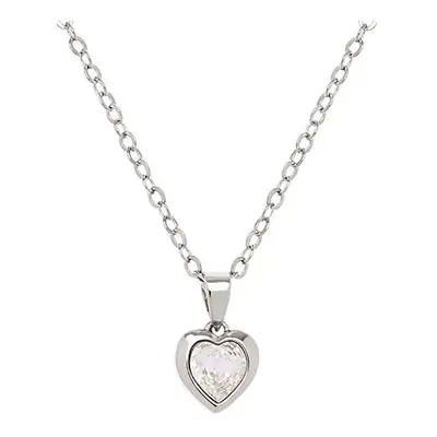 Ted Baker Hannela Crystal Heart Pendant Necklace - Rose Gold or Silver Tone Plated with Crystal 