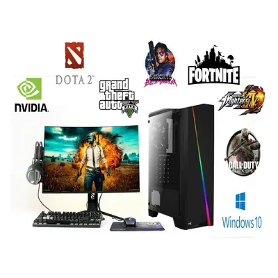 Gaming PC Bundle Nvidia GT1030 16GB Ram 240GB SSD WiFi Windows