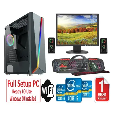 Fast Gaming PC Bundle+Speaker - i7 16GB RAM 1TB GT730 2GB C1007