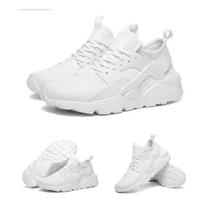 (White, EU43=US9=UK8) MENS WOMENS RUNNING TRAINERS GYM SPORTS SNEAKERS