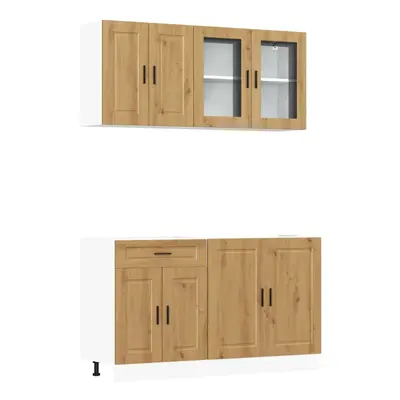 (artisan oak) vidaXL Kitchen Cabinet Set Piece Cupboard Storage Cabinet Engineered Wood