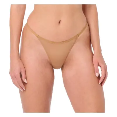 Calvin Klein Women's Ideal Micro Low Rise String Thong Sandalwood