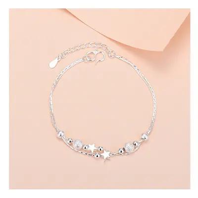 Women's double-layer hand jewelry bracelet