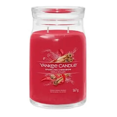 Yankee Candle - Sparkling Cinnamon Signature Candle ( tÅpytivÃ¡ skoÅice ) - VonnÃ¡ svÃ­Äka 36