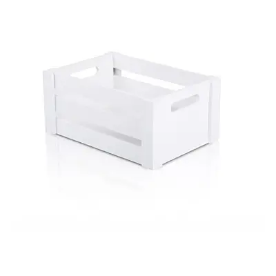 green leaves White Wooden Crate Storage Box Shelve Box With Handles DIY Gift Hamper (Medium)