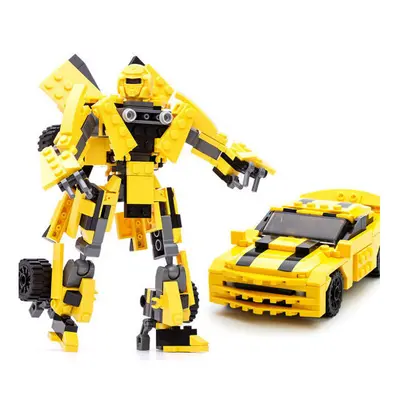 (Transformers Bumblebee Car fit for Lego Toys) Transformers Robot Building Construction Toys