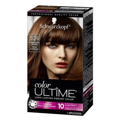 Schwarzkopf Color Ultime Permanent Hair Color Cream 5.24 Cinnamon Brown