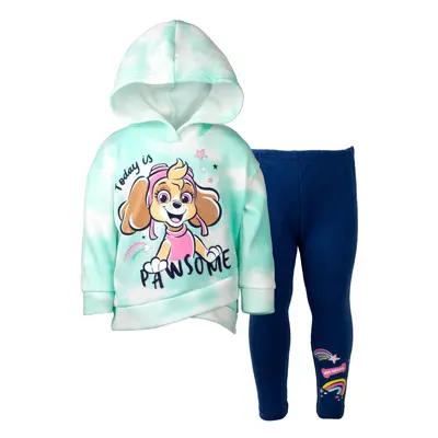 Paw Patrol Skye Toddler Girls Pullover Crossover Fleece Hoodie and Leg