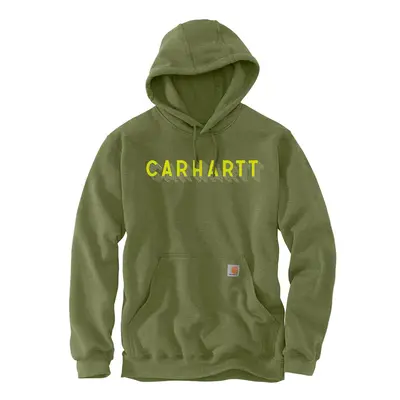 Carhartt Men's Rain Defender Loose Fit Midweight Logo Graphic Sweatshi