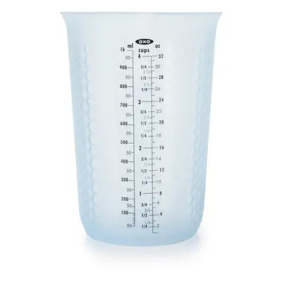 OXO Good Grips 4-Cup Squeeze & Pour Silicone Measuring Cup with Stay-C