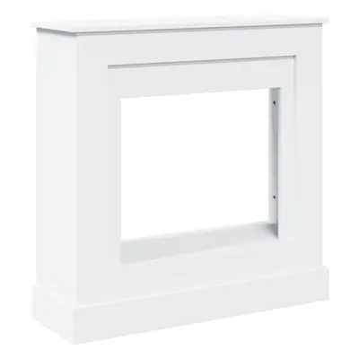 (white) vidaXL Fireplace Surround Fire Surround Fire Place Engineered Wood