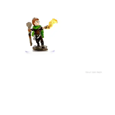 Pathfinder Battles: Premium Painted Figure - Male Gnome Druid