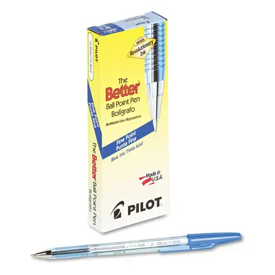 Pilot Ballpoint Pen Refillable Fine Point Blue