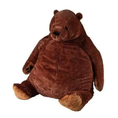 (Brown, 80cm) Dark Brown Teddy Bear Giant Plush Toys Doll Stuffed Animal DJUNGELSKOG Kids Gift