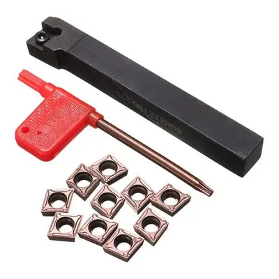 Turning Tool Holder CNC Lathe Tool Cutter With 10pcs CCMT09T304-PM Inserts