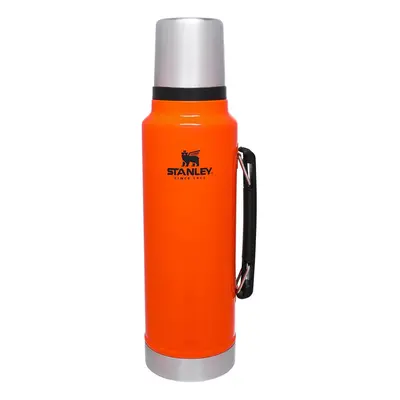 Stanley Classic Vacuum Insulated Wide Mouth Bottle - Blaze Orange - BPA-Free 18/8 Stainless Stee