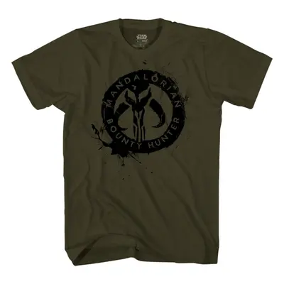 STAR WARS Mandalorian Badge Tshirt for Men Adult Graphic Tee T-Shirt