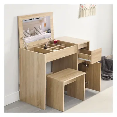 (Oak) Dressing Table Vanity Wooden Computer Desk Office Home Bedroom Furniture