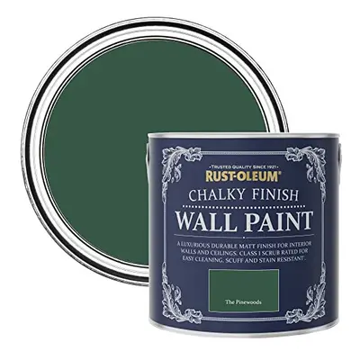 Green Wall and Ceiling Paint in Matt Finish - The Pinewoods 2.5L SHDRCT816