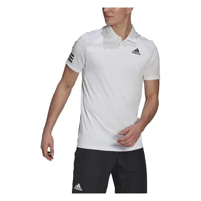 adidas Men's Tennis Club 3-Stripes Polo Shirt White/Black XX-Large