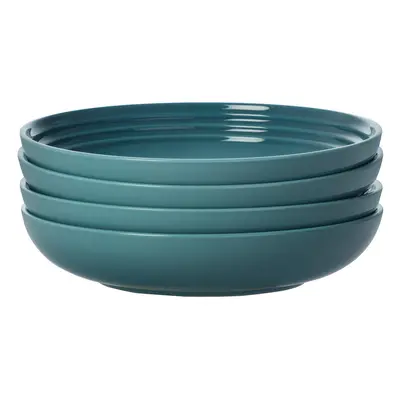 Le Creuset Stoneware Set of Pasta Bowls each Caribbean