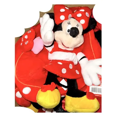 Red Minnie Mouse Plush Backpack - Disney Minnie Plush Backpack