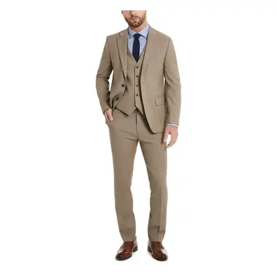 Tommy Hilfiger Men's TH Flex Modern Fit Suit Separates Tan Short