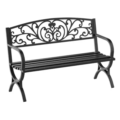 Outsunny Seater Garden Bench Patio Vintage Loveseat Outdoor Decorative Seat