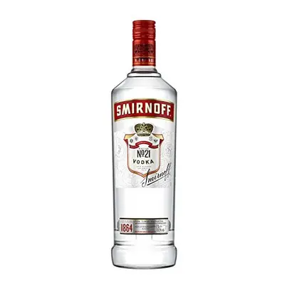 Smirnoff No. Vodka, Red Label, World's number vodka, 37.5 % Vol, 1L