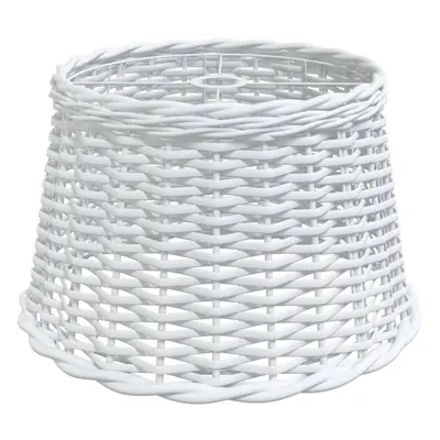 (white, x cm) vidaXL Lamp Shade Table Wicker Lamp Shade Bedroom Bedside Light Shade Wicker