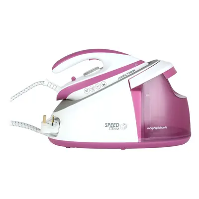 Morphy Richards Speed Steam Pressurised Steam Generator Iron - Pink / White