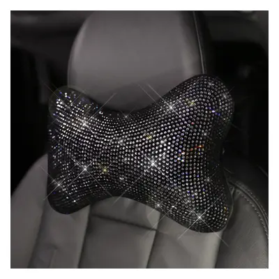 (Pillow Case) Universal Steering Wheel Cover Sparkle Luxury Bling Bling Rhinestone Diamond Car A