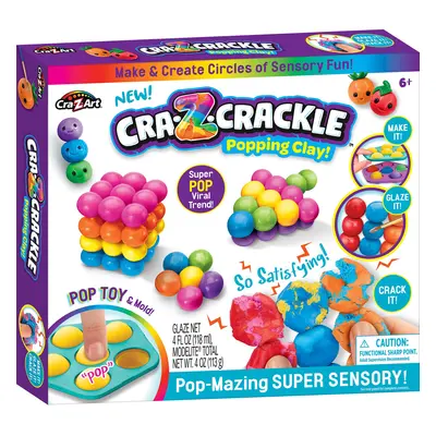 CRA-Z-Crackle Clay Pop-Mazing Super Sensory Activity Kit for Ages an