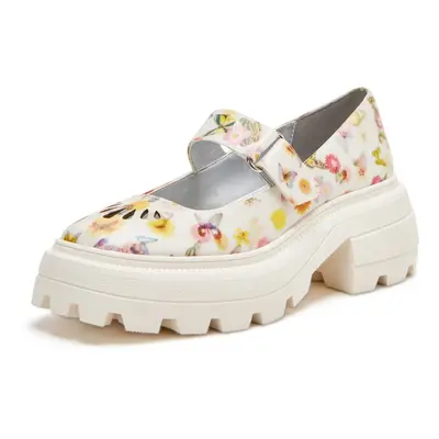 Katy Perry Women's The Geli Combat Mary Jane Flat Butterfly Multi