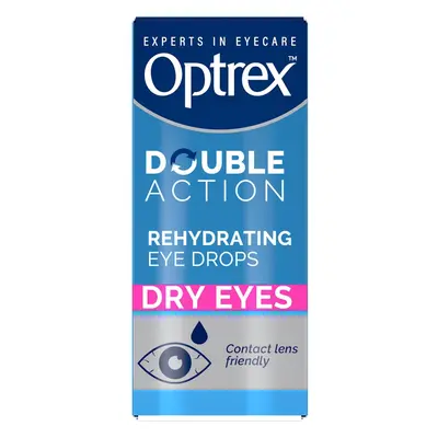 3x Optrex Dazzling Eye Drops Long Lasting Relief For Dry Eyes 10ml