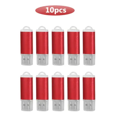 (128GB x10pcs, Red USB 2.0) 10PCS/lot Colour USB 2.0 USB Flash Drive 8GB 16GB 32GB 64GB USB Stic