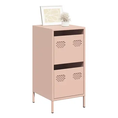 vidaXL Sideboard Pink 35x39x73.5 cm Cold-rolled Steel