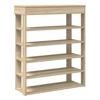 (sonoma oak, cm) vidaXL Shoe Rack Shoe Cabinet Holder Hall Shoe Storage Shelf Engineered Wood