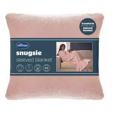 Silentnight Snugsie Teddy Fleece Throw Wearable Blanket Sleeves Pocket Soft Cosy