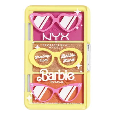 NYX PROFESSIONAL MAKEUP BARBIE Mini Cheek Palette - Greeting From BAR