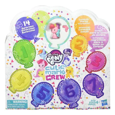 My Little Pony Toy Cutie Mark Crew Confetti Party Countdown Collectible Pack with Surprises