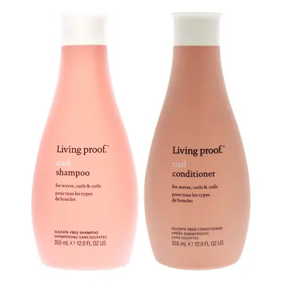 Living Proof Kit by Living Proof for Unisex - Pc Kit 12oz Curl Conditioner, 12oz Curl Shampoo