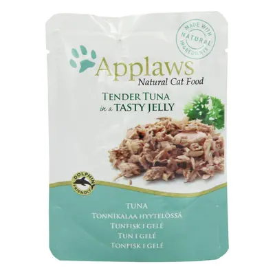 Applaws Cat Food Jelly Pouch Tuna Wholemeat, 70g, Pack of