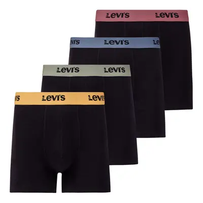 Levi's Mens Boxer Briefs Breathable Stretch Underwear Pack (Black